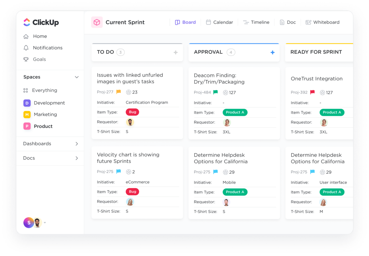 Agile Workflow in ClickUp