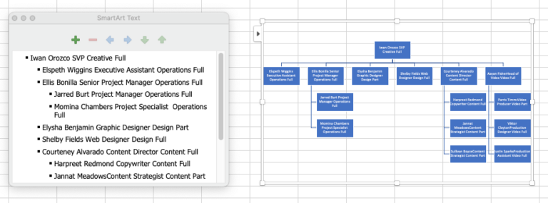 How To Create An Org Chart In Excel Step By Step With Templates