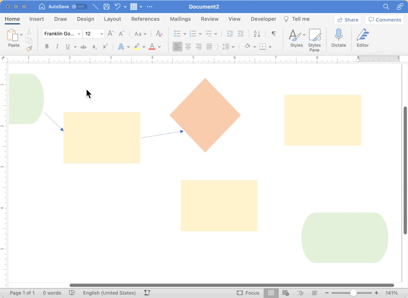 aggiungere frecce e personalizzare lo stile delle linee in base alle proprie preferenze