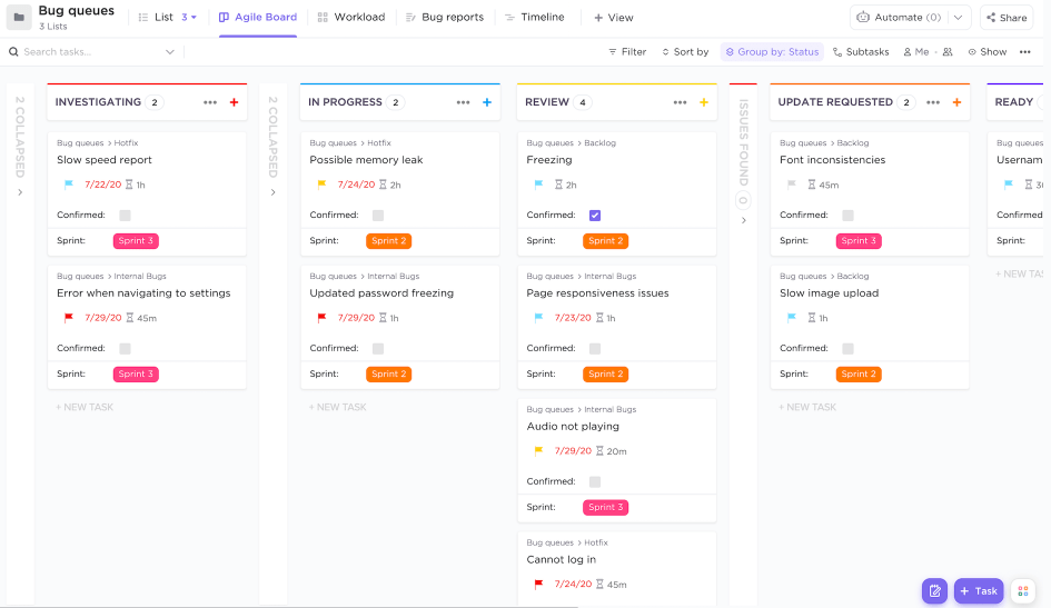 Template ClickUp OKR & Sasaran