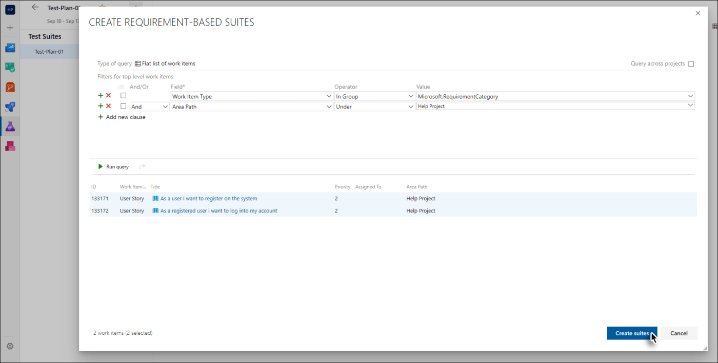 Criar requisitos com a ferramenta ModernRequirements