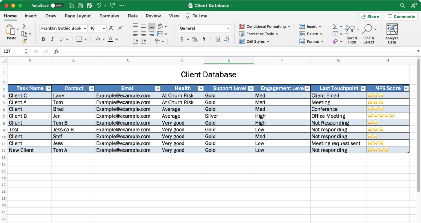 How to Create a Database in Excel (With Templates and Examples