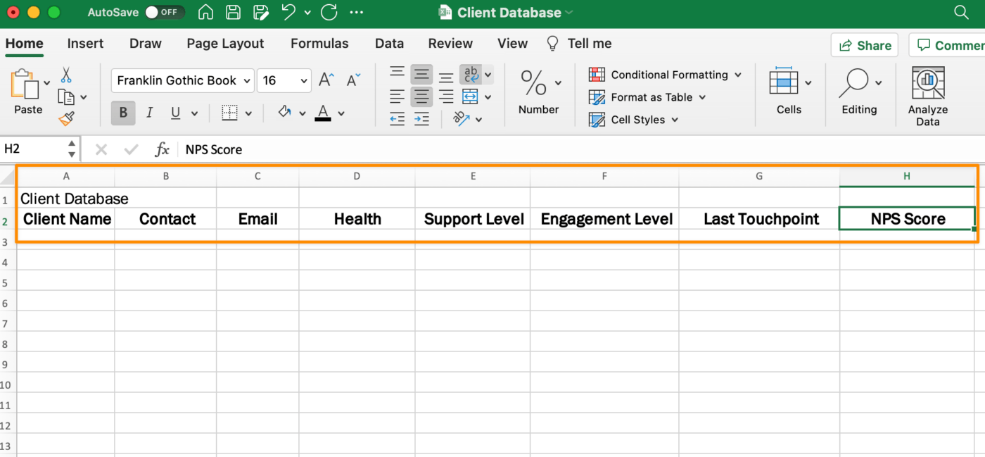 data mapping excel template