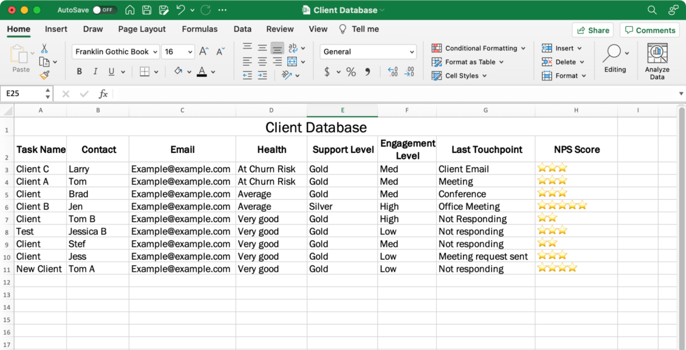 How to Create a Database in Excel (With Templates and Examples