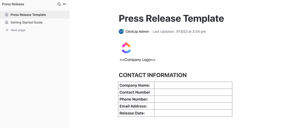 10+ Press Release Templates