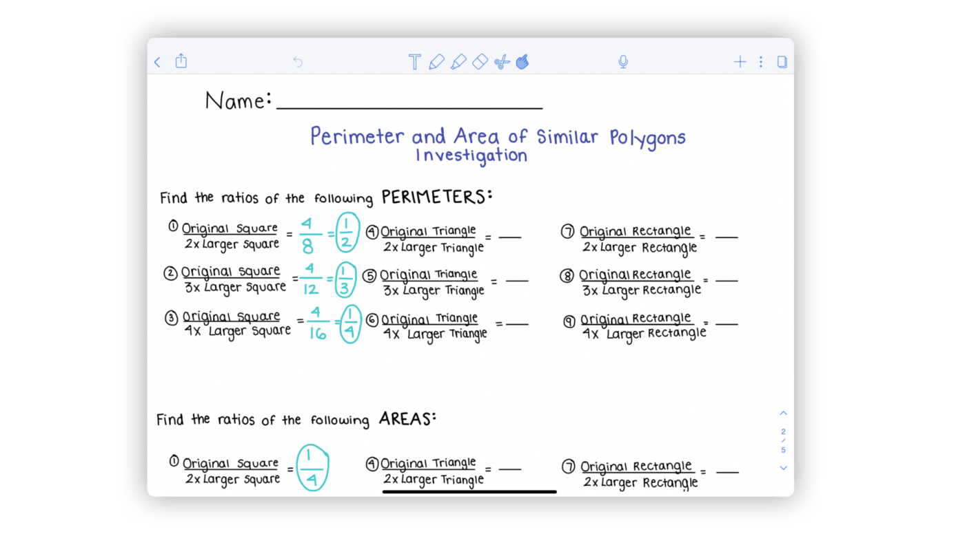 Notebility Online Learning Product Example