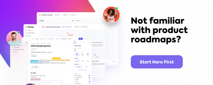 Product Roadmap Template CTA