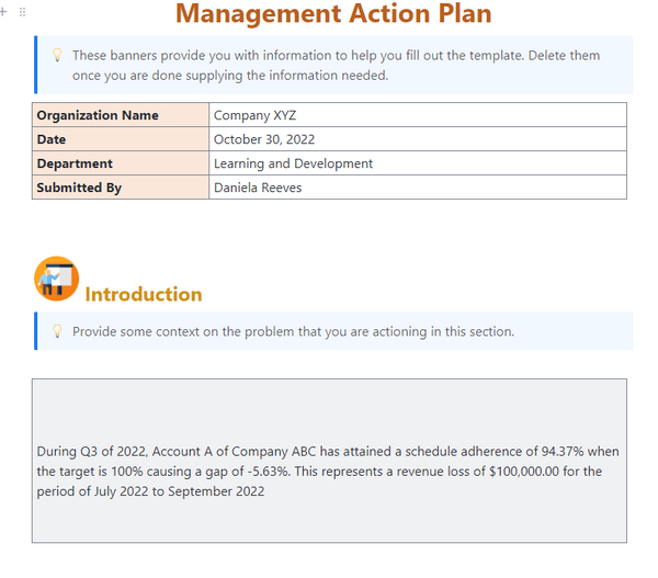 ClickUp Management Action Plan