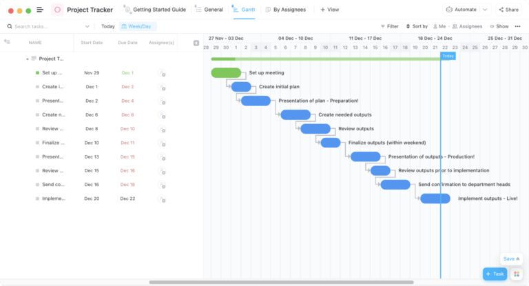 Free Project Progress Tracker Templates for Project Management