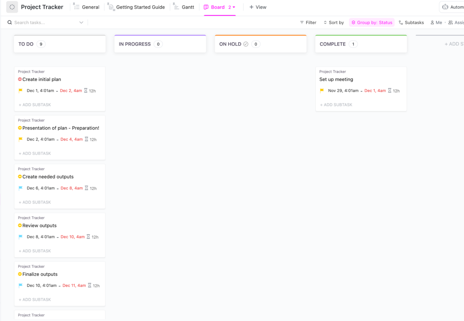 Free Project Progress Tracker Templates for Project Management