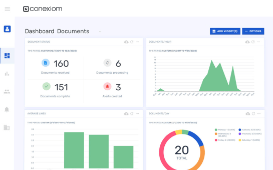 Software de entrada de dados e ferramenta de extração de dados Conexiom