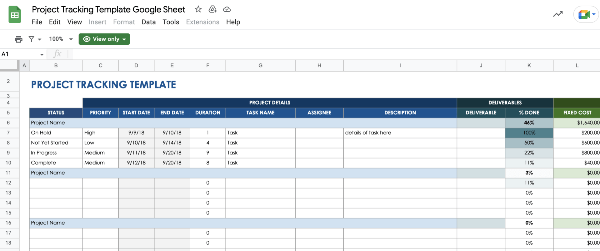 10 TimeTracking Templates in Excel, Google Sheets, & ClickUp