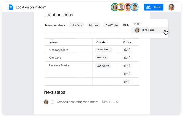 Google Workspaceコラボレーション・ソフトウェア