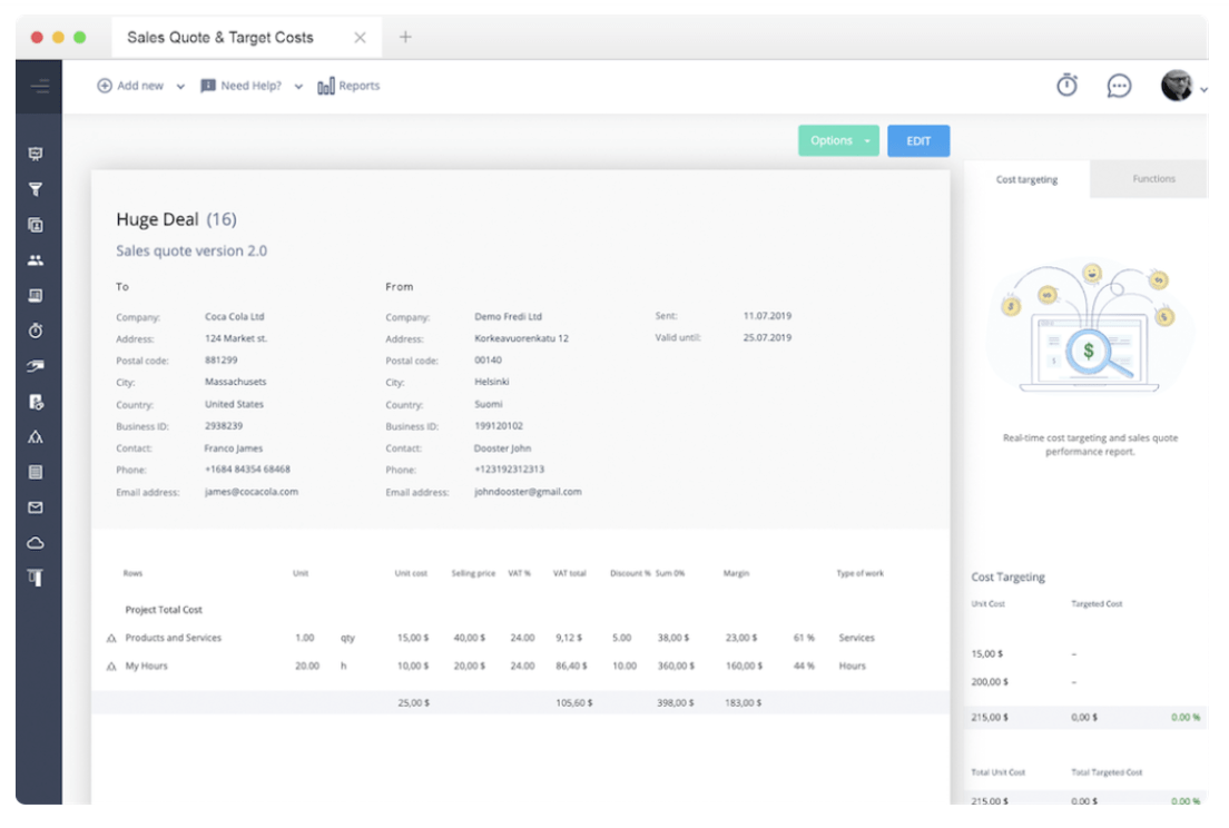 Heeros task management features for team collaboration 
