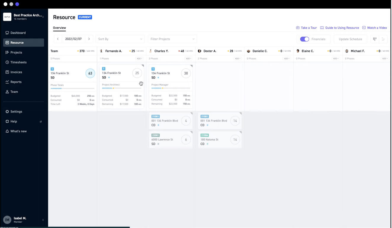 Monograph architecture project management software 