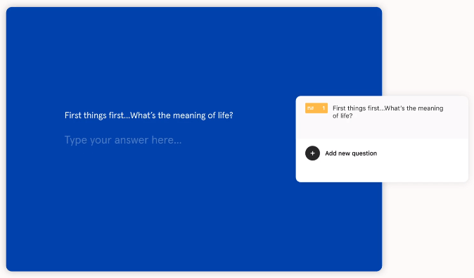Collect feedback in Typeform
