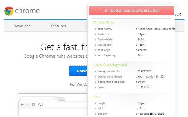 Évaluez et vérifiez les styles et propriétés CSS de n'importe quelle page web avec l'extension Chrome CSS Viewer