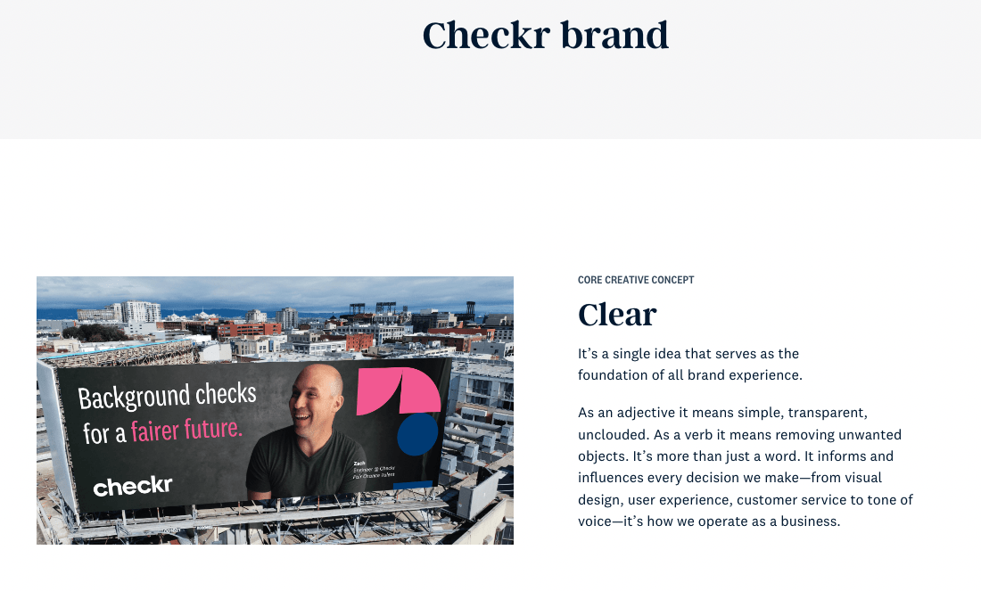 Checkr Brand Guidelines Example