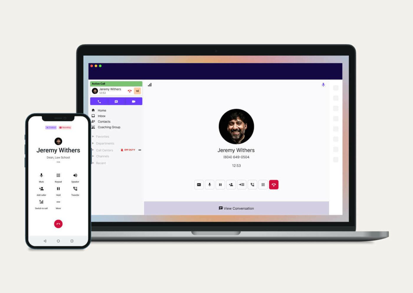 Make phone calls, have video meetings, and send SMS/MMS + team messages with Dialpad