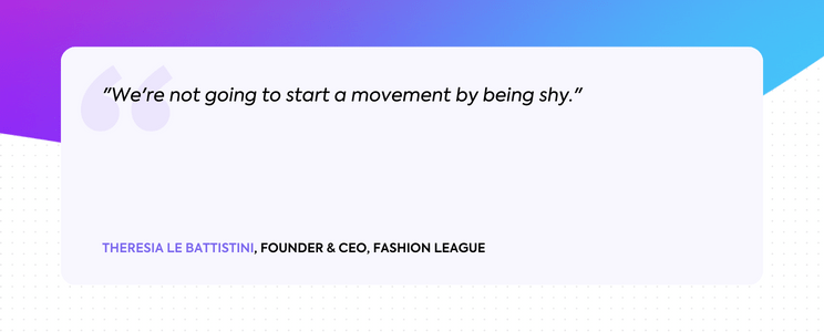 Fashion League Quote Block