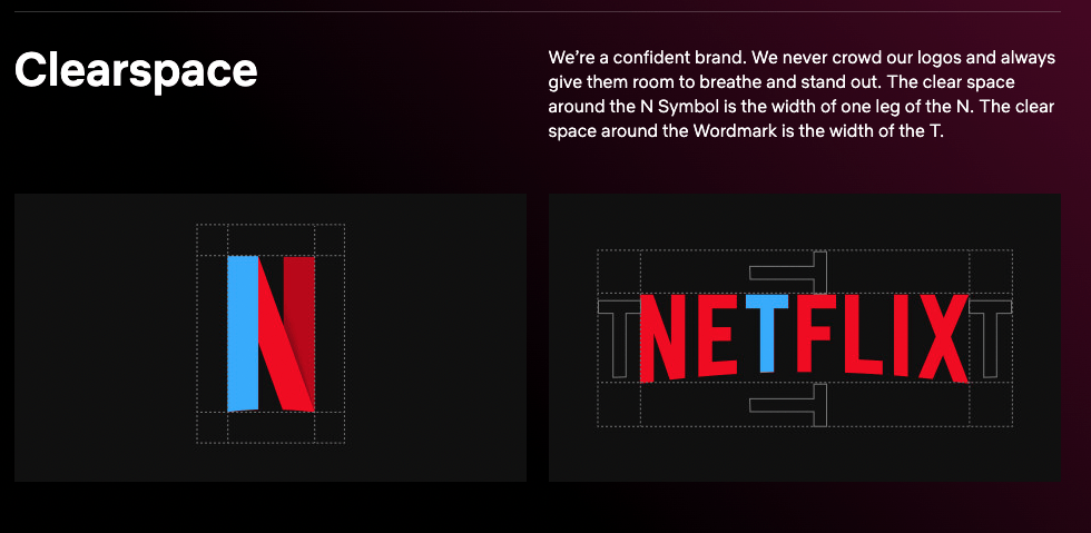 Przykład wytycznych dotyczących marki Netflix