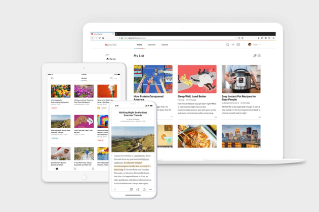 Enregistrez des articles, des vidéos et d'autres contenus web pour les lire ou les afficher plus tard avec Pocket
