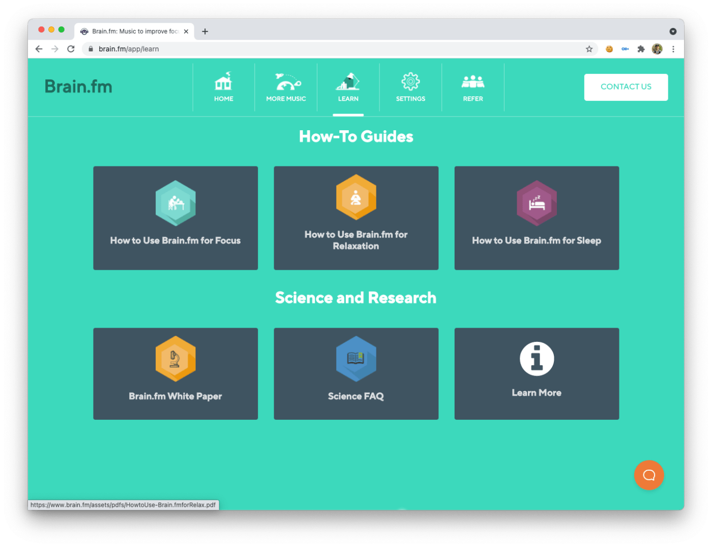 Tingkatkan fokus Anda dengan Brain.fm