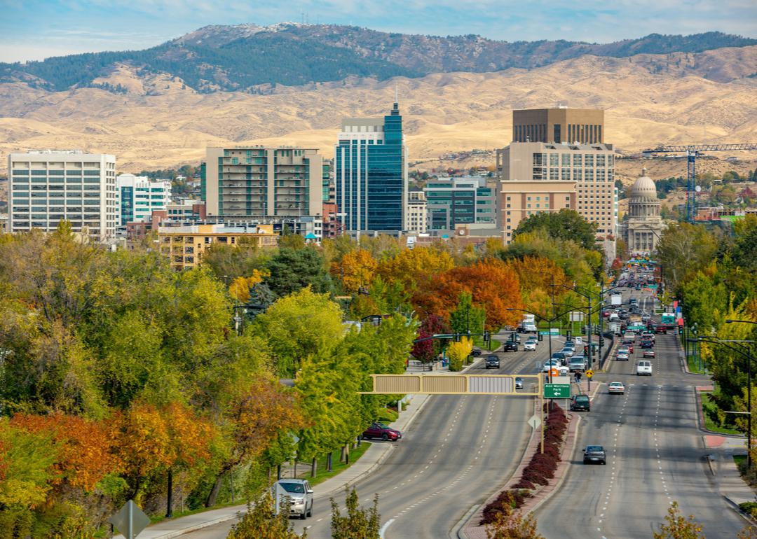 Horizonte do centro de Boise