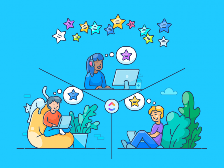 Remote teams working from different locations
