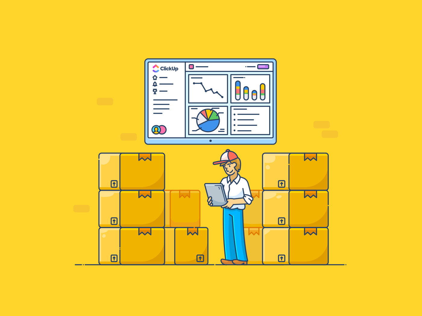 10 plantillas de inventario gratuitas para Excel, Sheets y ClickUp