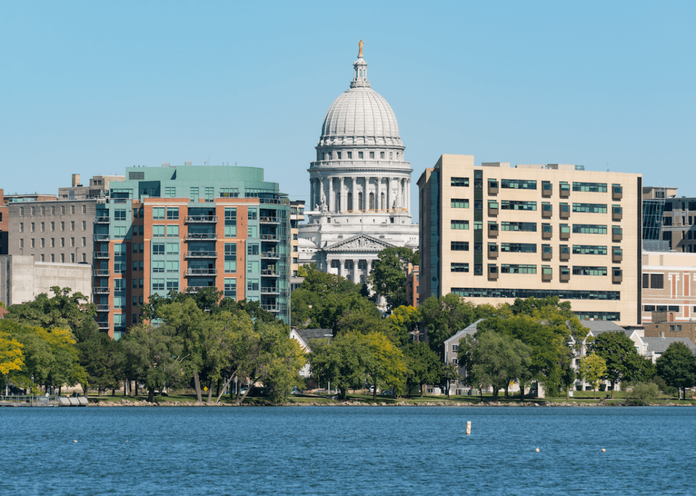 Madison skyline with Capitol dome