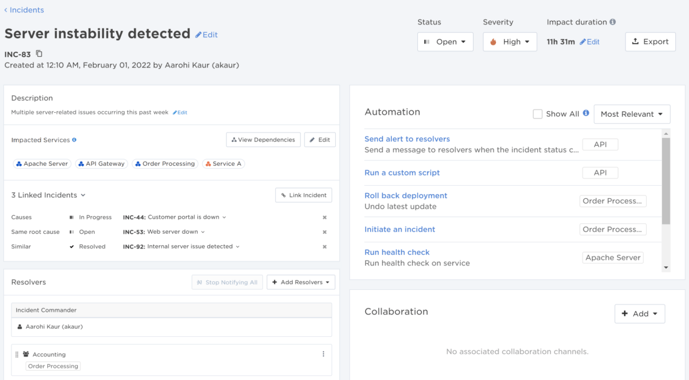 xMatters Platform Example