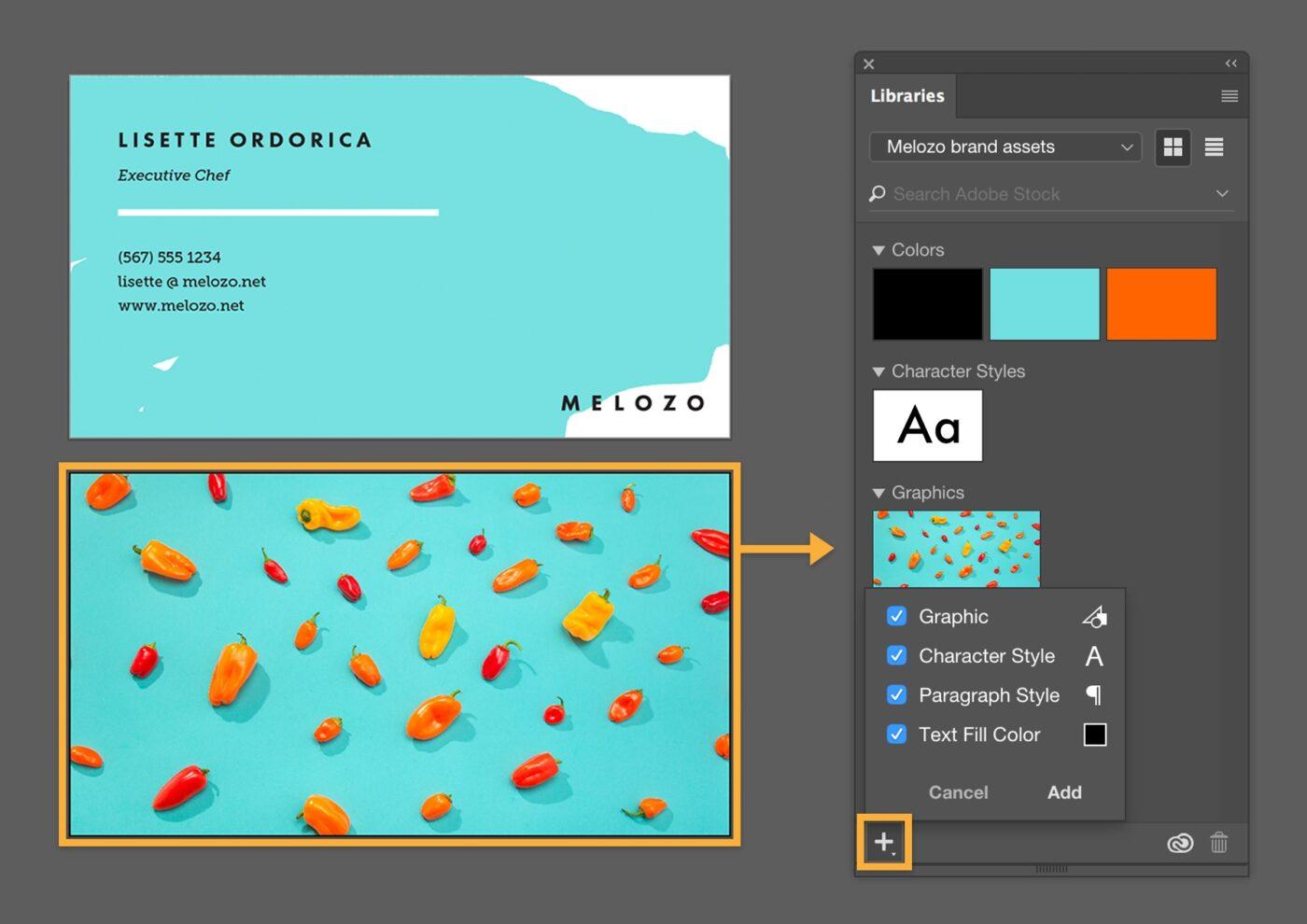 Gerenciamento de ativos de design com as bibliotecas da Adobe Creative Cloud