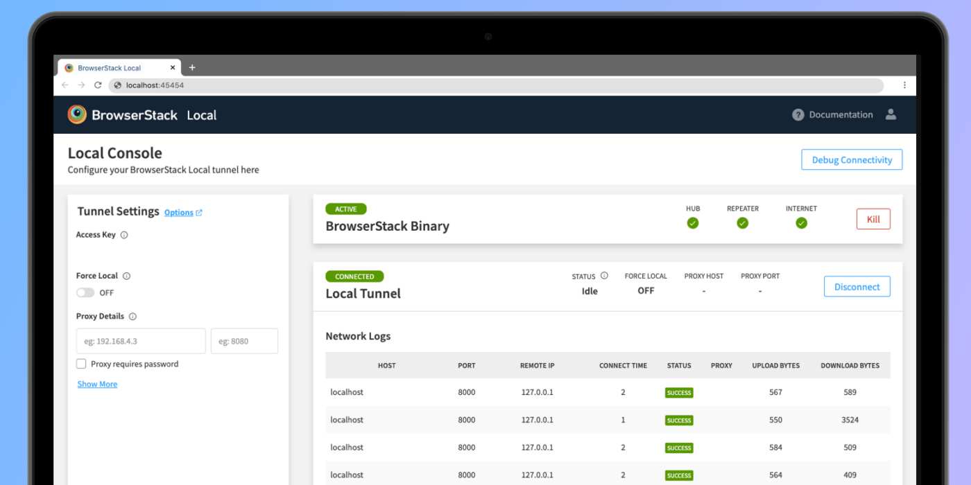 Browserstack QA testing tool