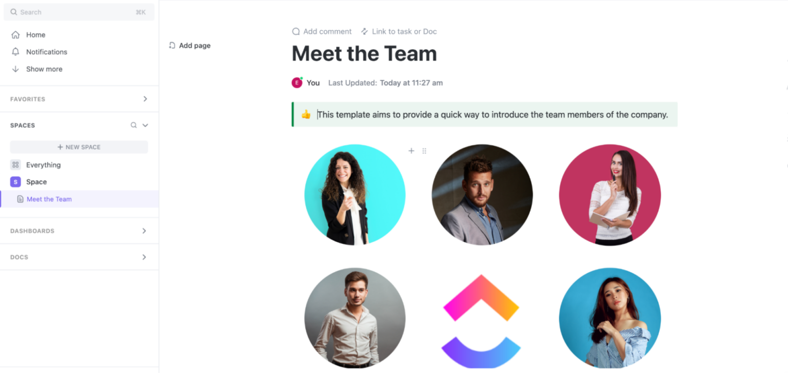 10 Free Meet the Team Templates in Word, Slides, & ClickUp