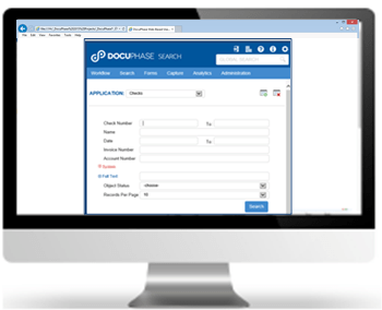 Software de gerenciamento de documentos DocuPhase