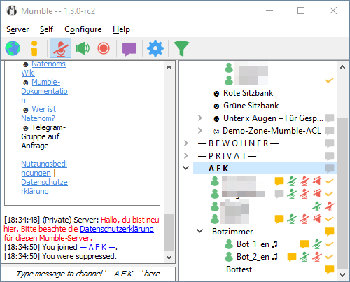 mumble communication platform