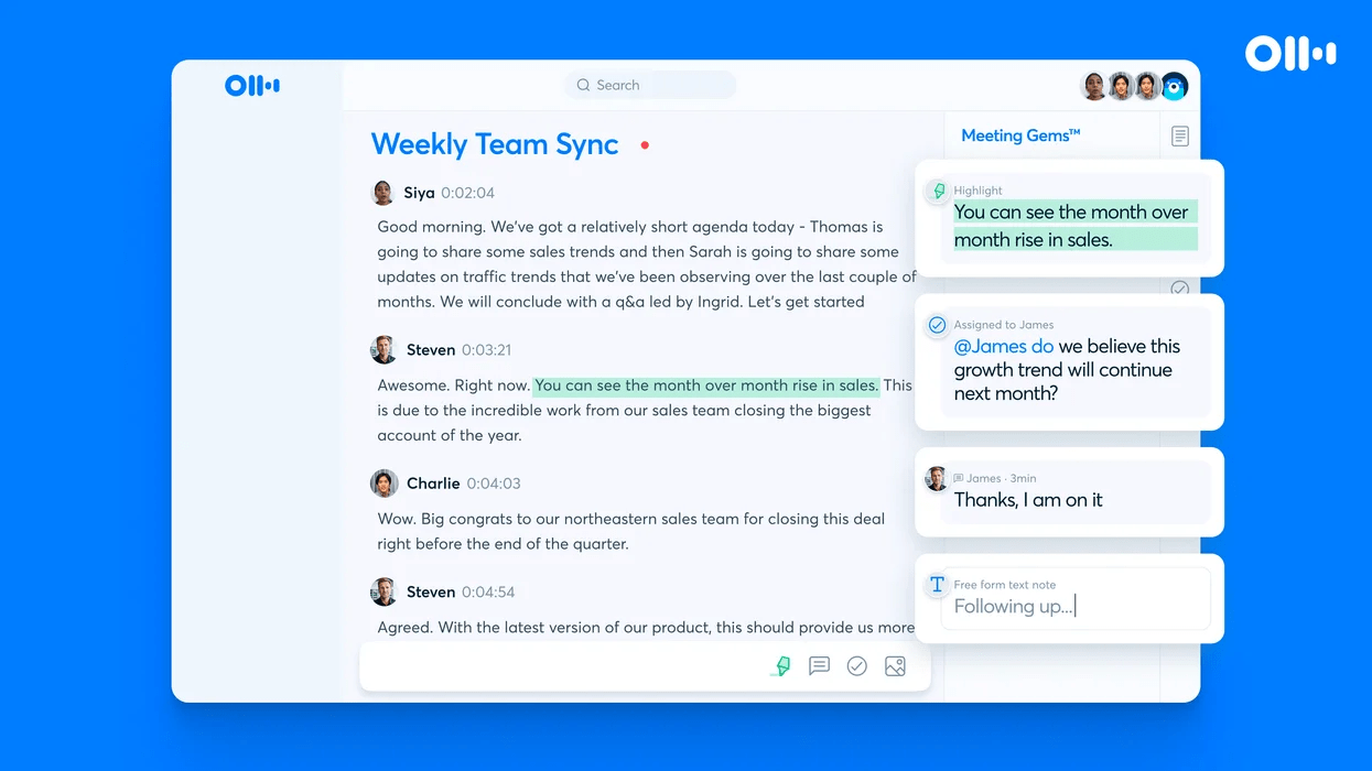 AI notetaker to transcribe, summarize, analyze meetings