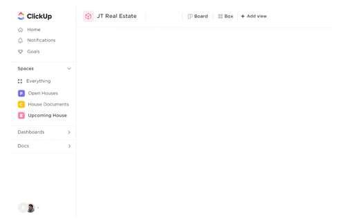 Real Estate Project Management ClickUp