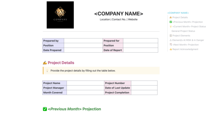 10 Free Project Update Templates in ClickUp and Word