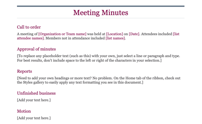 How To Write Meeting Minutes With Templates Clickup 2086