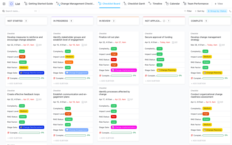 10 Best Change Management Software and Tools in 2024 | ClickUp