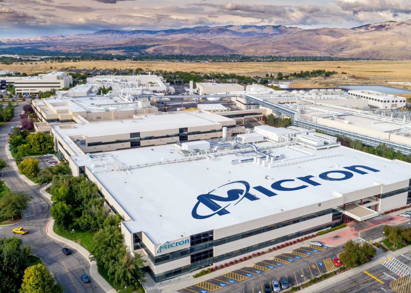 Gebäude der Micron Technologies Inc in Idaho