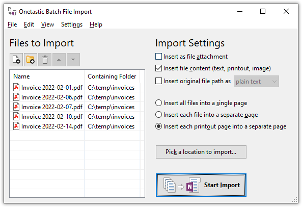 Esempio di piattaforma Onetastic