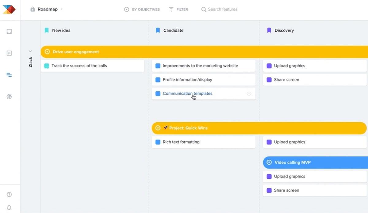 Prioritization tools: Productboard