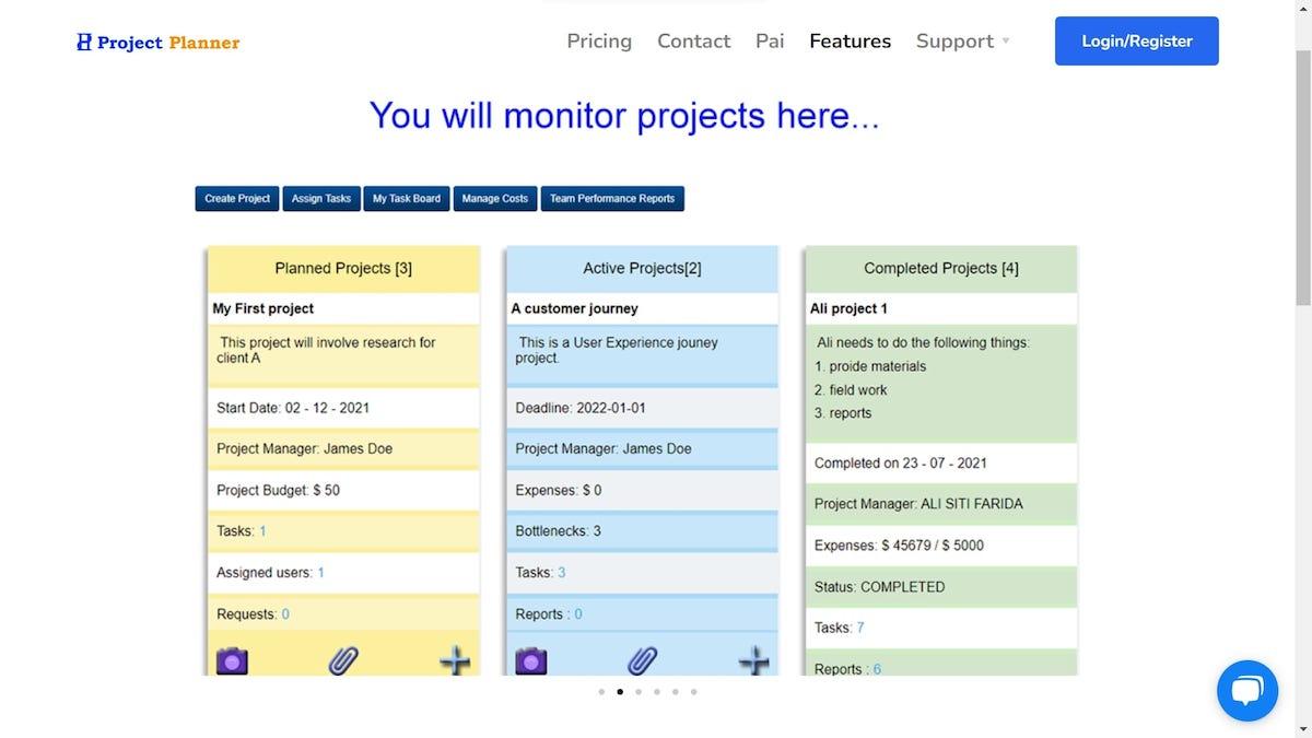 Sztuczna inteligencja do zarządzania projektami: Project Planner