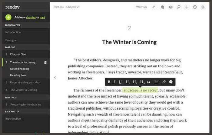 The 10 Best Writing Tools For Every Writer S Needs In 2024   Reedsy Writing Tool Example 700x447 