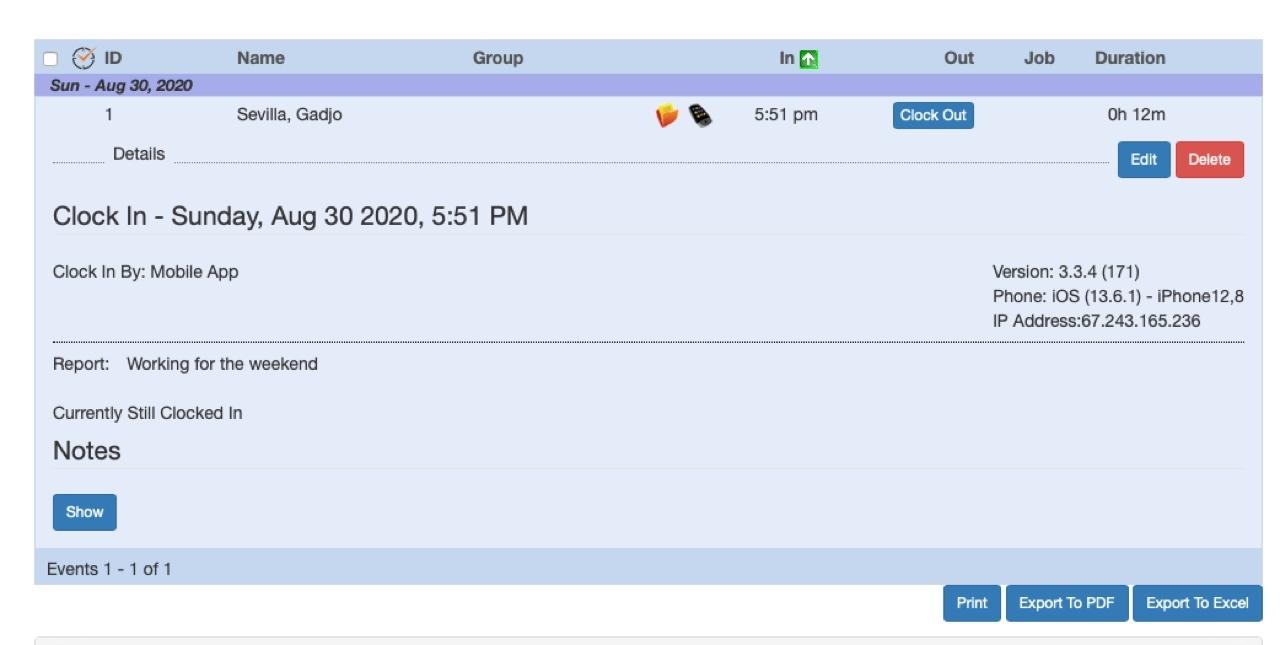 VeriClock Product Example