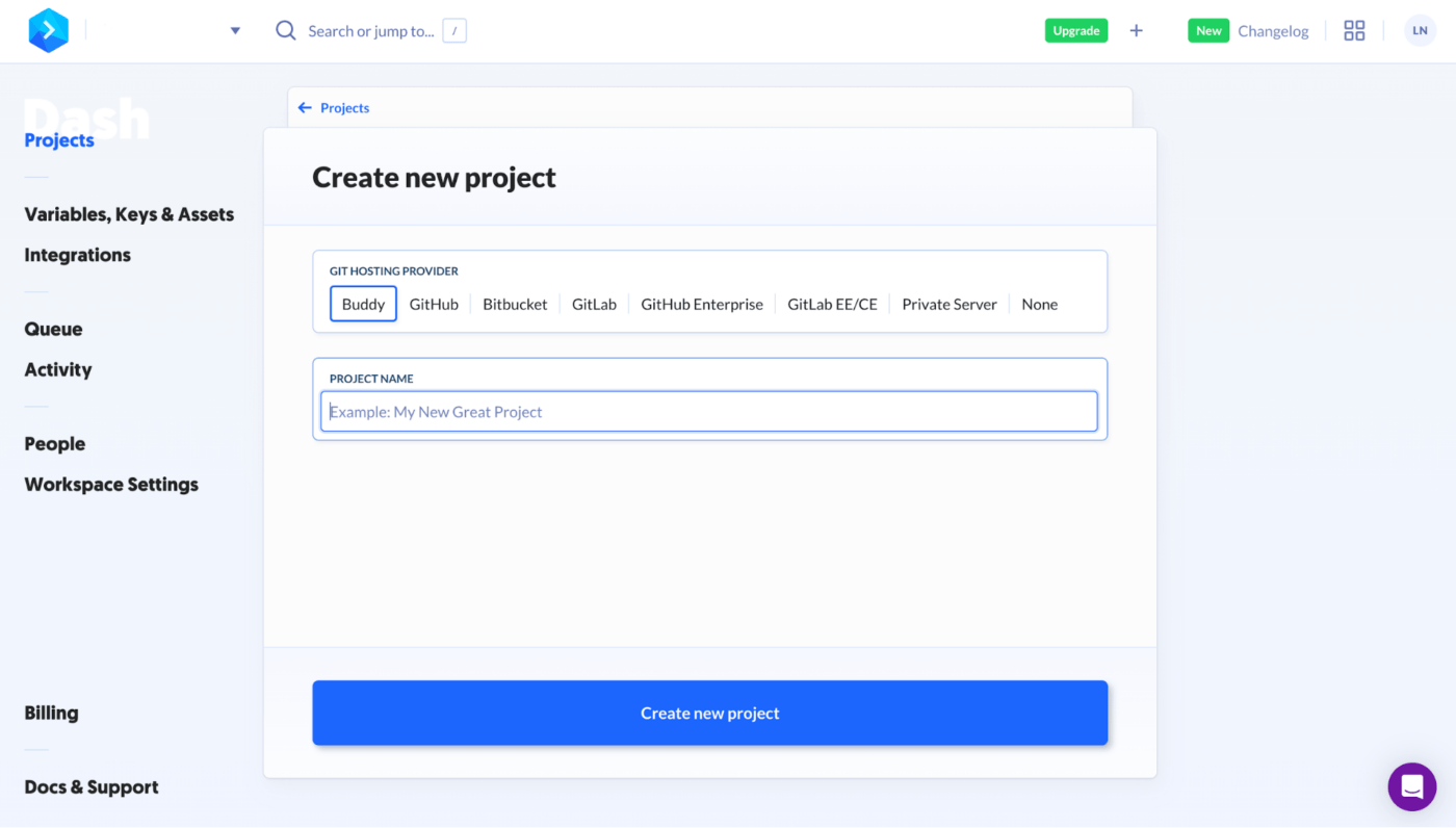 Deploy changes manually and automate processes with the Buddy app