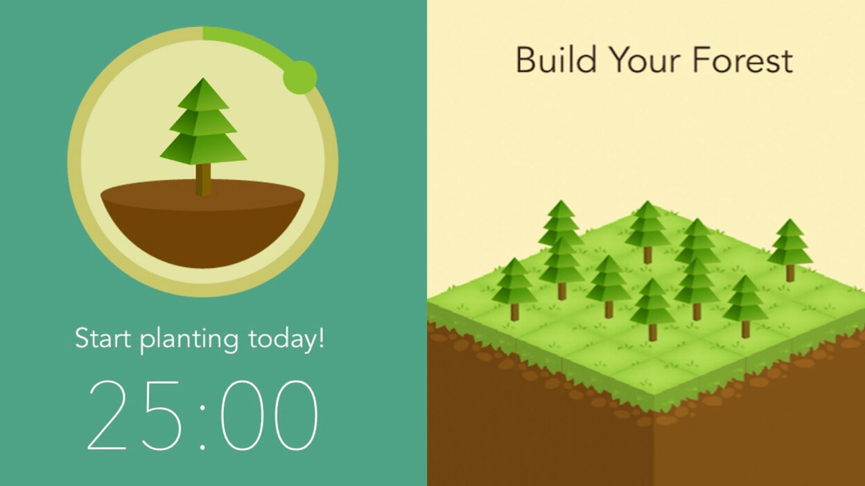 Stay focused and build better self-control with the Forest app